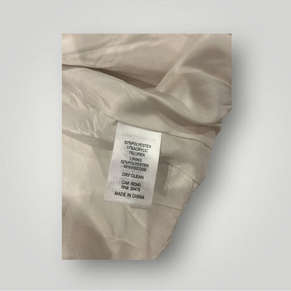 Joie Off-white Structured Teddy Jacket| Size M - Picture 6 of 9